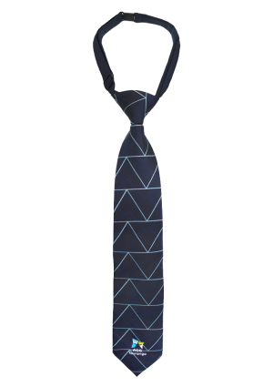 ACG Tauranga Clip Tie Navy/Teal