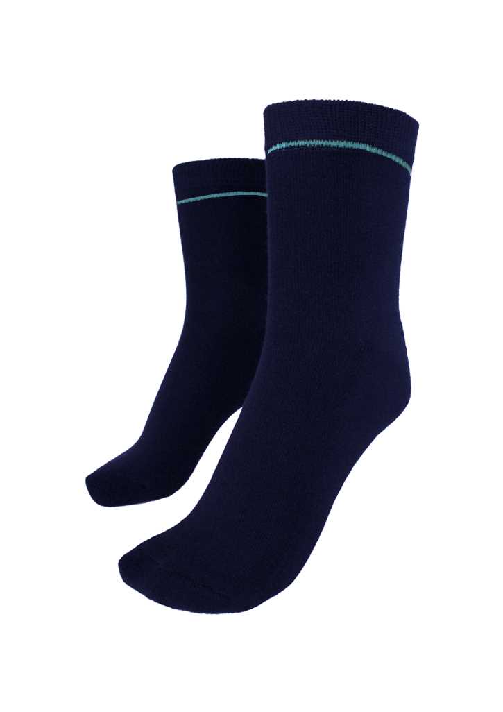 ACG Tauranga Girls Cotton Ankle Sock Navy - Girls